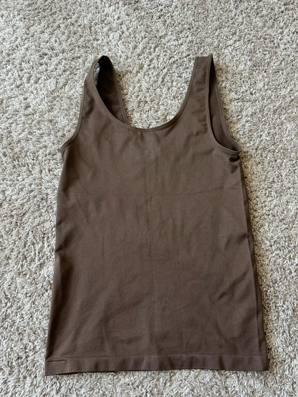 NWOT J. Crew Reversible Layering Tank Top - Size Medium Warm Brown